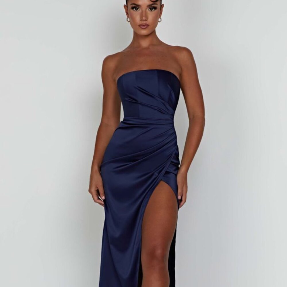 Babyboo Safiya Maxi Dress - Navy, Size L